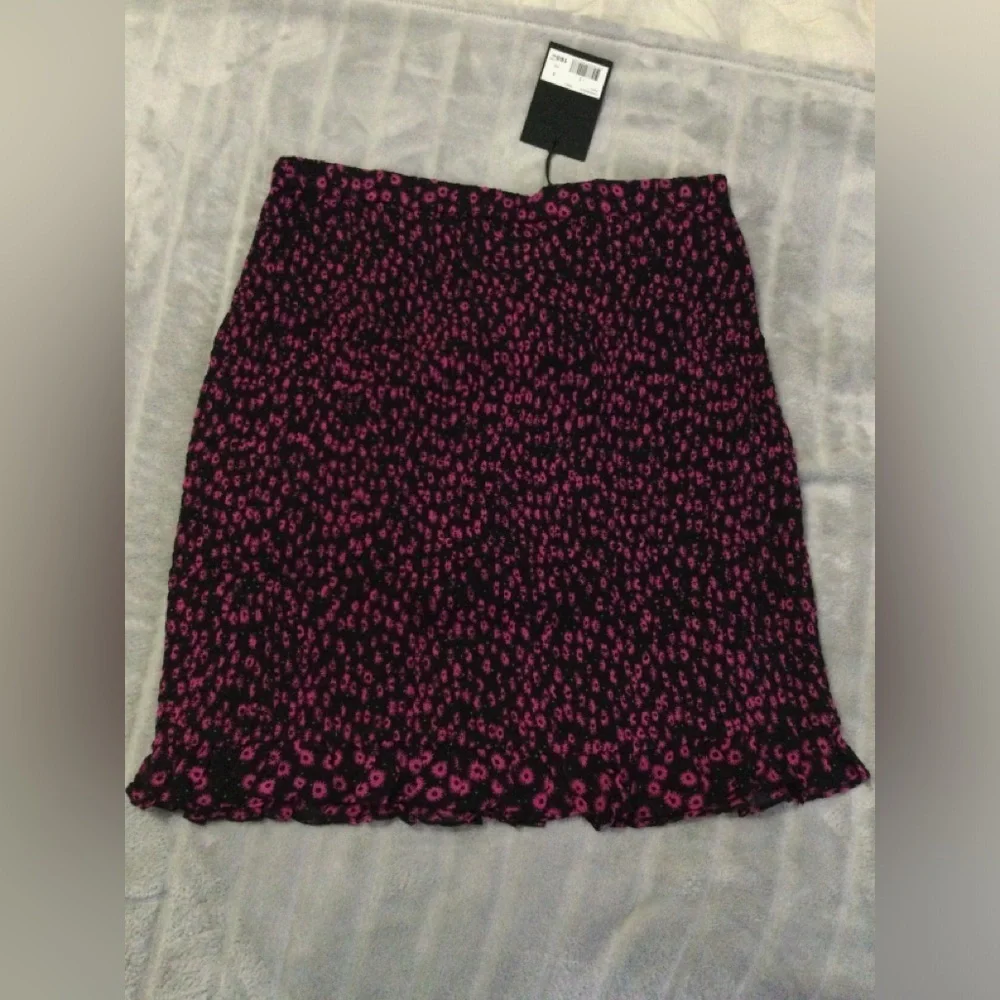 The Kooples Ditsy Flower Mini Skirt Pink/Black